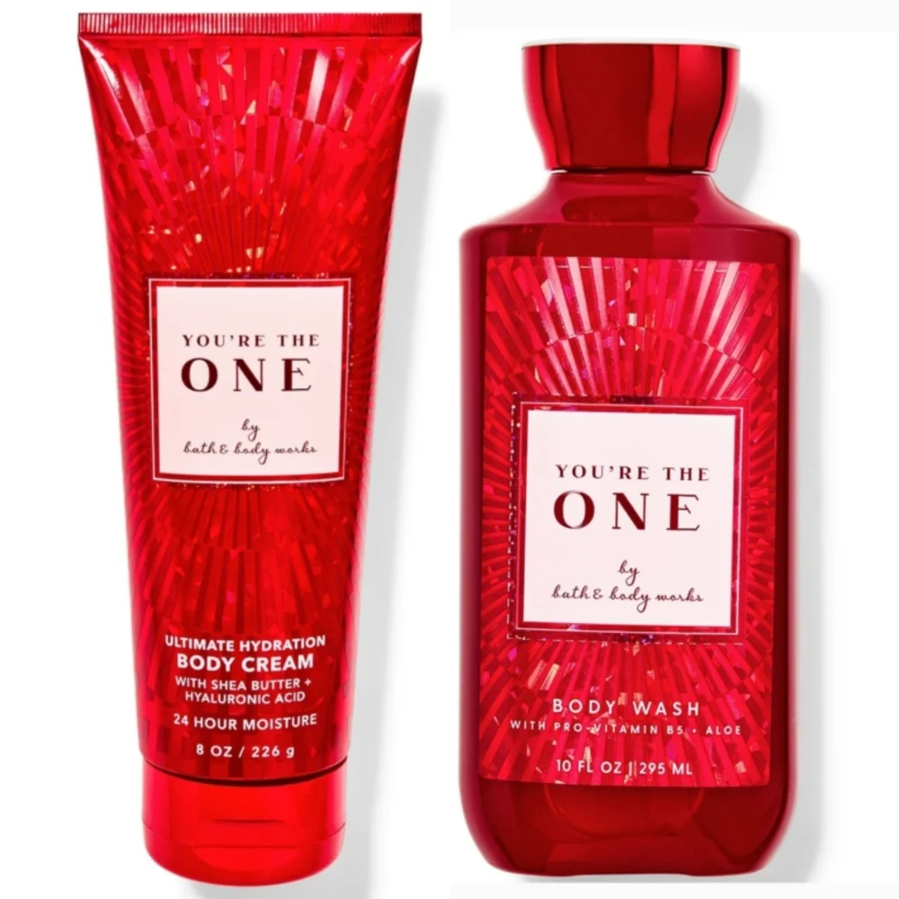 Bath Body Works You're the One 2 Piece Set Body Wash & Body Cream NEW